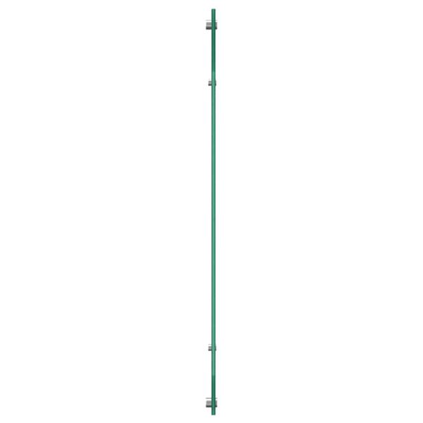 Кухненски гръб 2 pcs Черно 120 x 60 cm закалено стъкло
