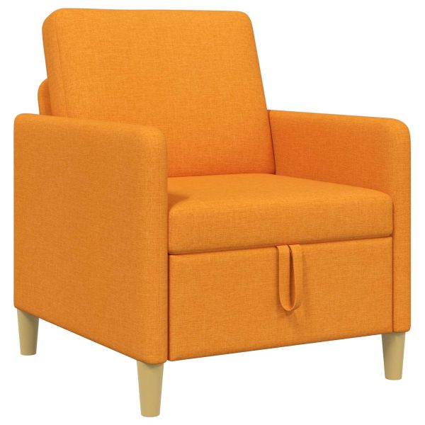 Диван с storage Тъмен жълт 72 x 78 x 87 см Полиестер