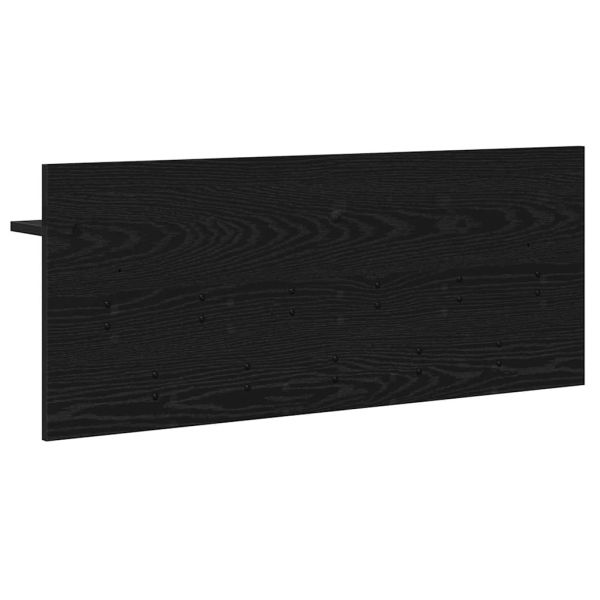 Стенен закачалка за палта с рафт Черния дъб 100 x 40 x 12 см