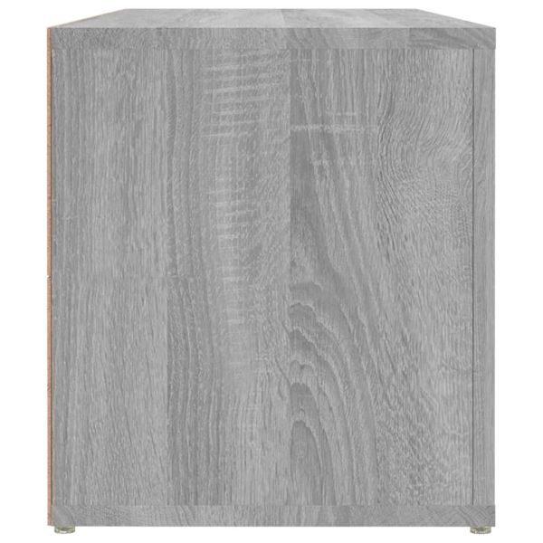 ТB шкаф, сив сонома, 100x31,5x35 см, инженерно дърво