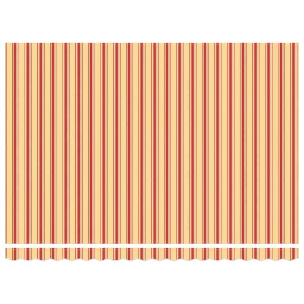 Прибираща се тента Жълт и оранжев 450 × 350 cm Полиестер
