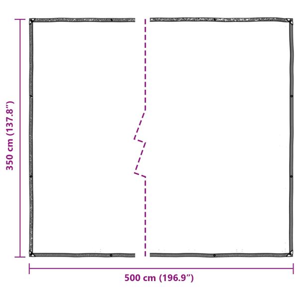Тарапо Прозрачен 5 × 3,5 m ПЕ