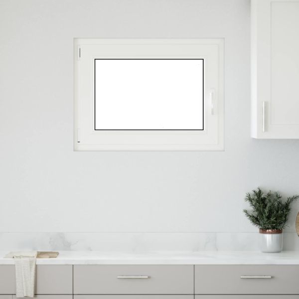 Прозорец за мазе RISOR 80 x 70 cm PVC и стъкло Антрацит