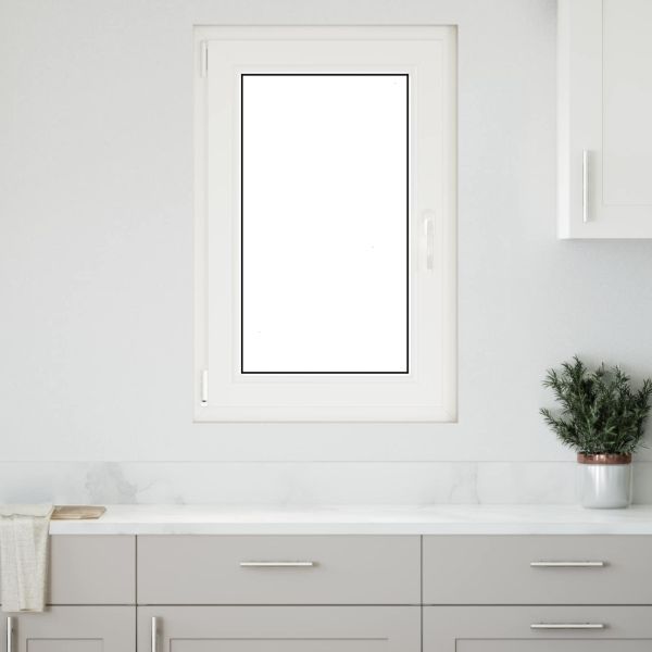 Прозорец за мазе RISOR 60 x 90 cm PVC и стъкло Антрацит