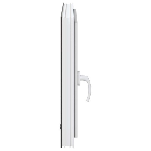 Прозорец за мазе RISOR 60 x 60 cm PVC и стъкло Антрацит