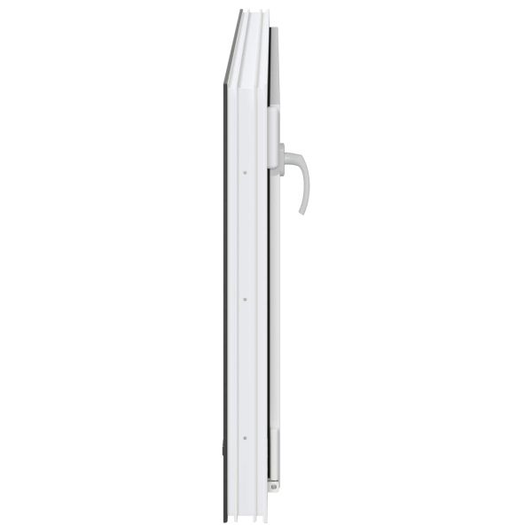 Прозорец за мазе RISOR 120 x 60 cm PVC и стъкло Антрацит
