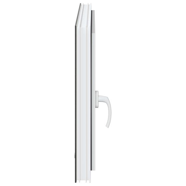 Прозорец за мазе RISOR 80 x 70 cm PVC и стъкло Антрацит