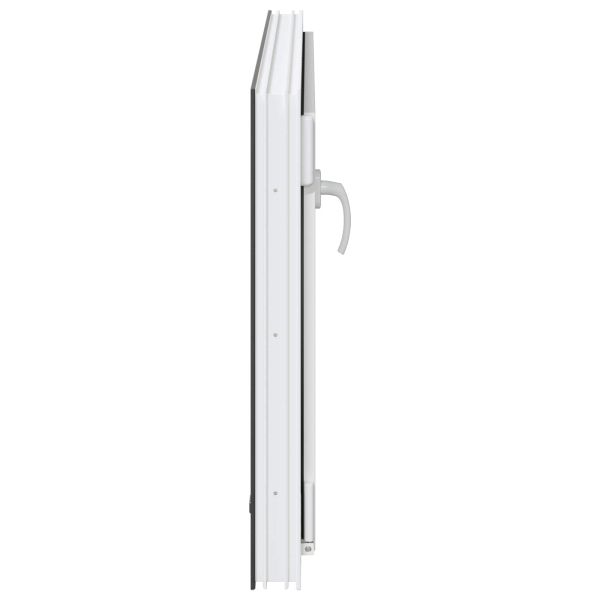 Прозорец за мазе RISOR 100 x 50 cm PVC и стъкло Антрацит