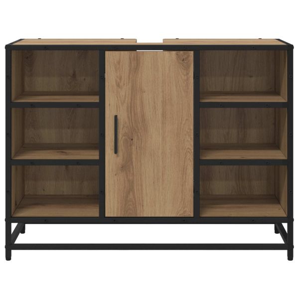 Шкаф за баня Дъб 80 x 33 x 60 см Инженерно дърво