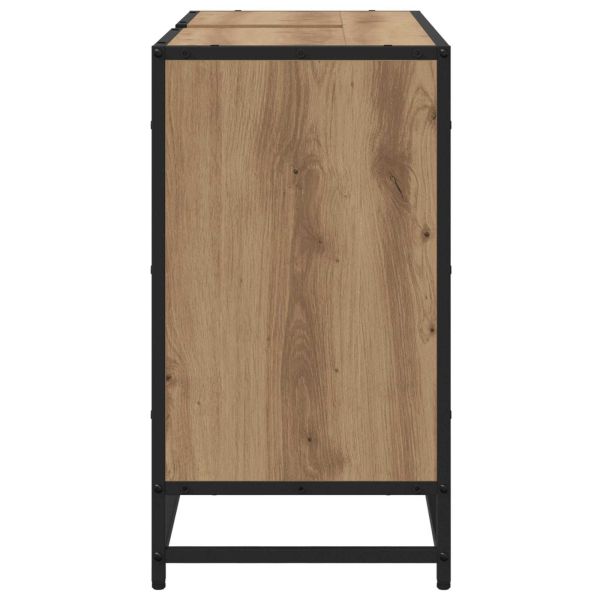 Шкаф за баня Дъб 80 x 33 x 60 см Инженерно дърво