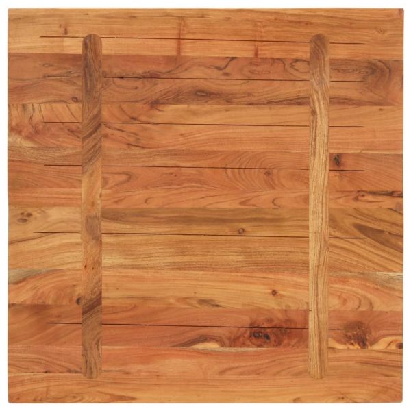 Плот за маса 90x90x2,5 см квадратен масивна акация