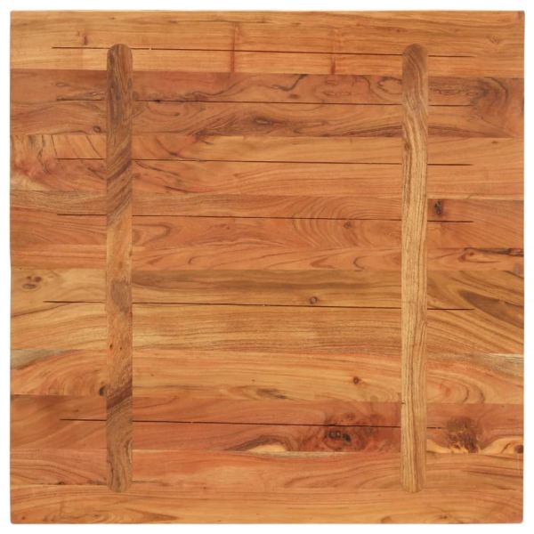 Плот за маса 80x80x2,5 см квадратен масивна акация
