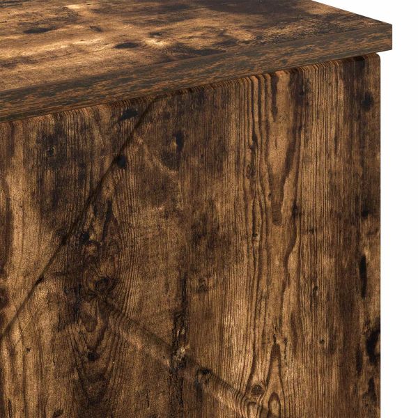 Шкаф за баня Димян дъб 60 x 35 x 80 см Инженерно дърво & Метал