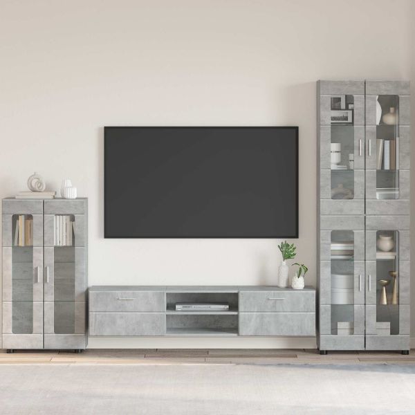 Служебен шкаф FLORIN 55,5 x 29 x 100 см Циментено сиво