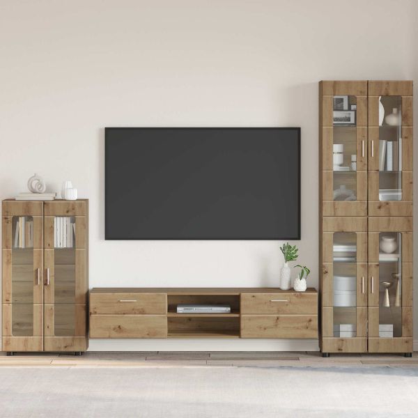 Служебен шкаф FLORIN 55,5 x 29 x 100 см Дъб Инженерно дърво