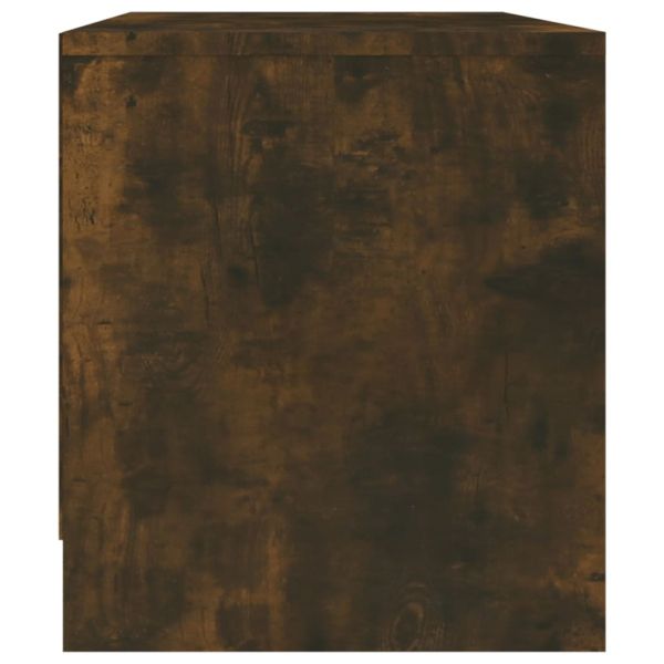 ТВ шкаф, опушен дъб, 90x35x40 см, инженерно дърво