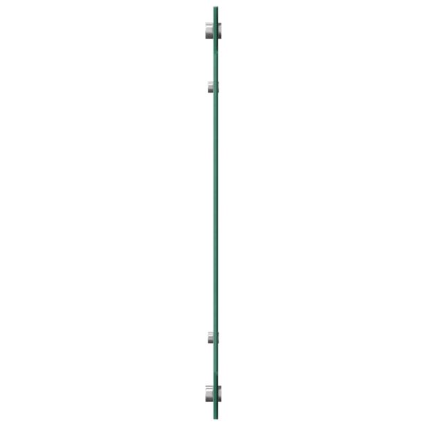 Кухненски гръб 2 pcs Светлосиво 100 x 50 cm закалено стъкло