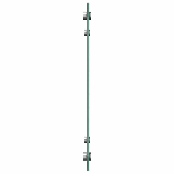 Кухненски гръб 2 pcs Тъмен сив 70 x 40 cm закалено стъкло