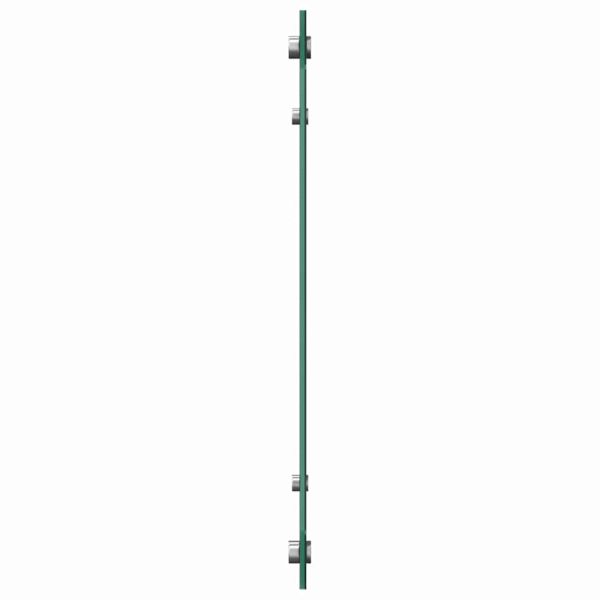 Кухненски гръб 2 pcs Тъмен сив 80 x 50 cm закалено стъкло