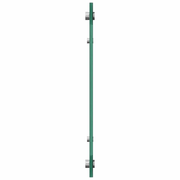 Кухненски гръб 2 pcs Бяло 100 x 40 cm закалено стъкло