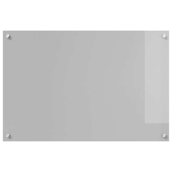 Кухненски гръб Светлосиво 90 x 60 cm закалено стъкло