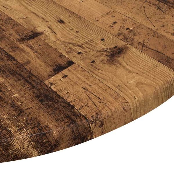 Топ за маса Старо дърво Ø 50 x 1,5 cm Инженерно дърво