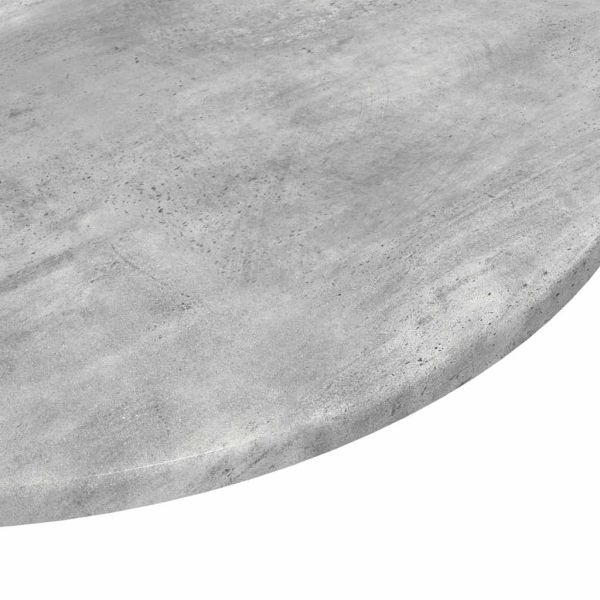 Топ за маса Бетонно сиво Ø 60 x 1,5 cm Инженерно дърво