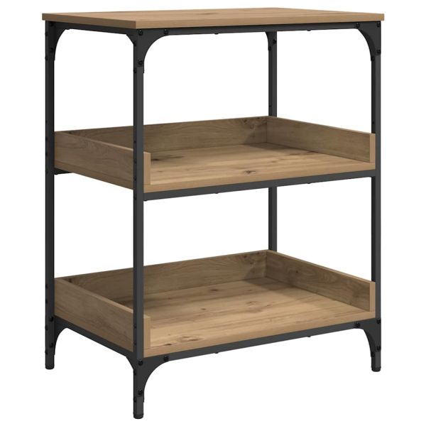 Кухненска количка Дъб 60 x 41 x 80.5 см Инженерно дърво