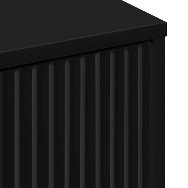 Служебен шкаф Черно 69,5 x 33 x 82 см Инженерно дърво