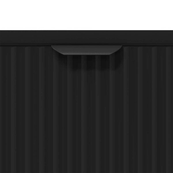 Служебен шкаф Черно 79,5 x 33 x 82 см Инженерно дърво