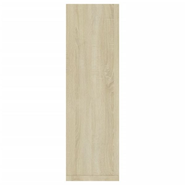 Стенни рафтове, 2 бр, дъб сонома, 50x15x50 см, инженерно дърво