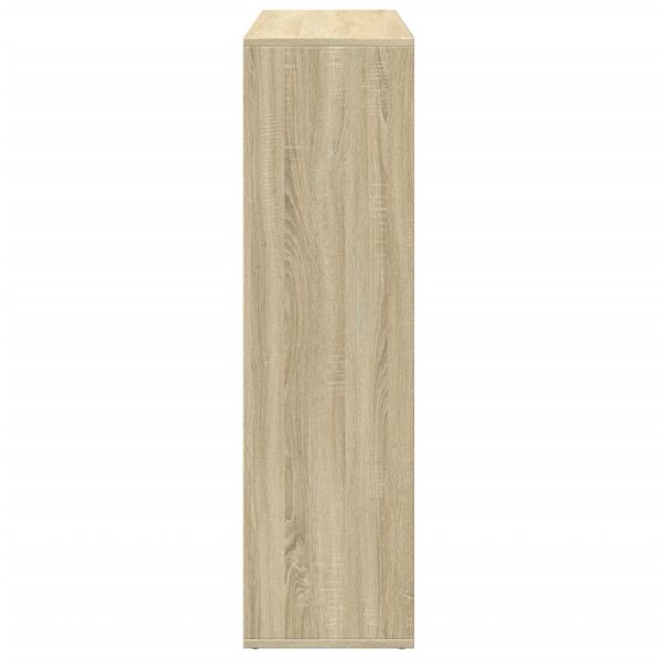 Разделител за стая / библиотека, дъб сонома, 102x29x103,5 см