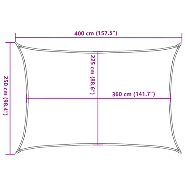 Платно-сенник, 160 г/м², оранжево, 2,5x4 м, HDPE