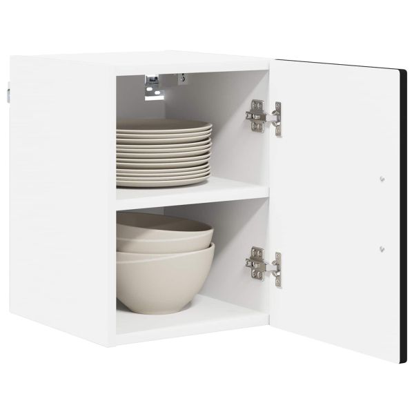 Стенен шкаф LUCCA 2 pcs Черно 30 x 31 x 40 см