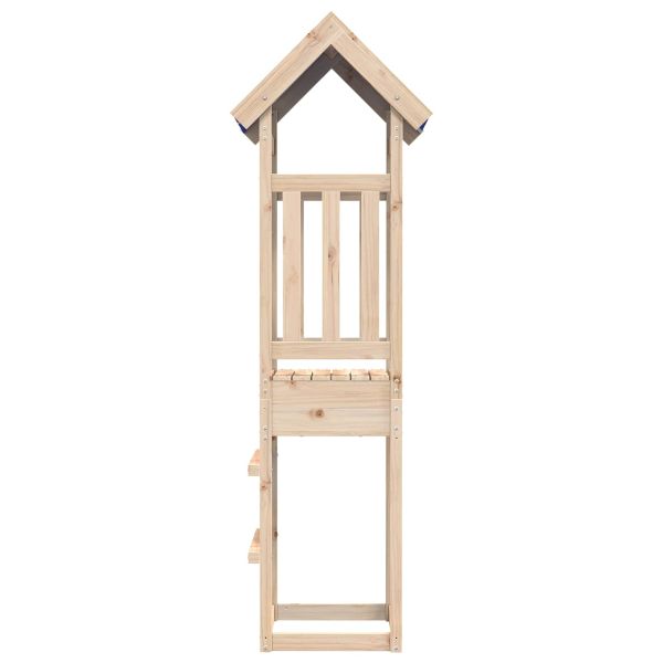 Игрална кула Кафяво 52.5 x 46.5 x 208 см Солидно борово дърво