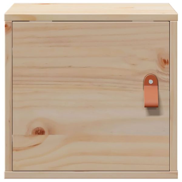 Стенен шкаф 31,5x30x30 см, масивна дървесина, бор