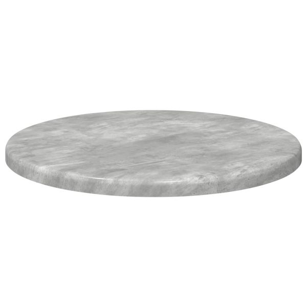 Топ за маса Бетонно сиво Ø 30 x 1,5 cm Инженерно дърво