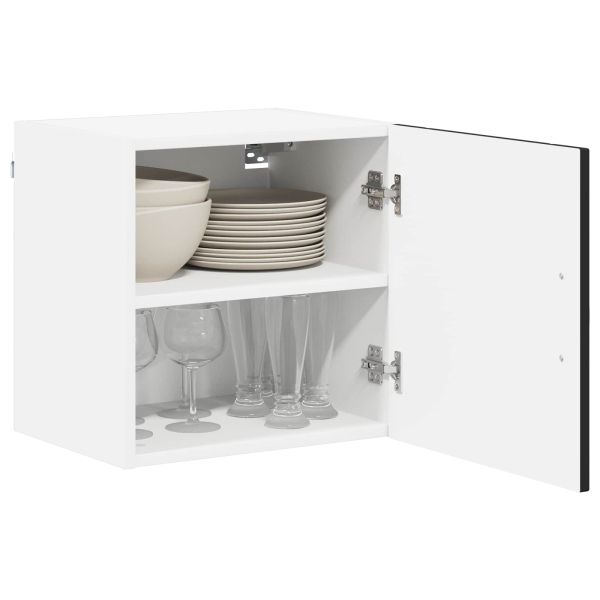 Стенен шкаф LUCCA 2 pcs Черно 40 x 31 x 40 см