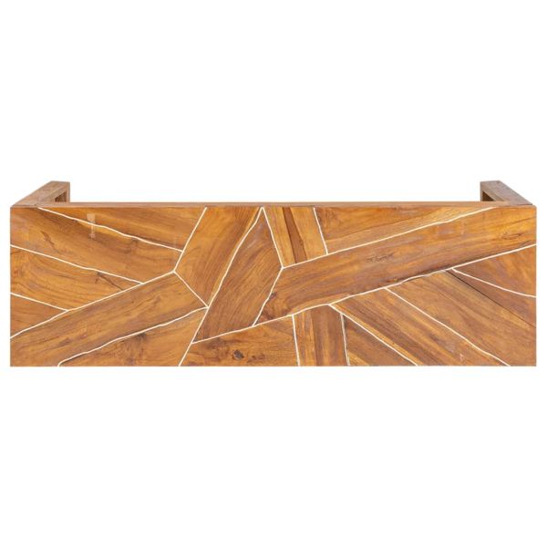 ТВ поставка, 110x60x38 cм, тиково дърво масив