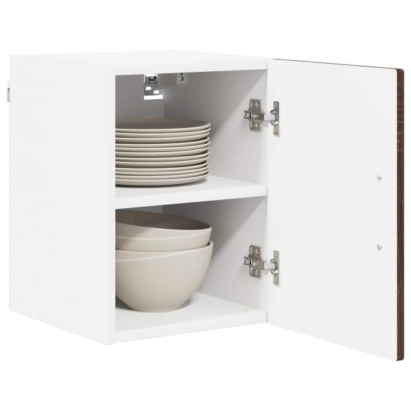 Стенен шкаф LUCCA 2 pcs Кафяв дъб 30 x 31 x 40 см