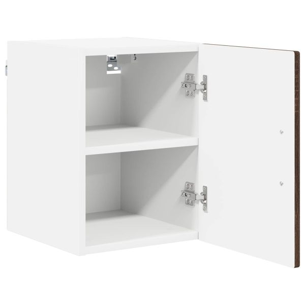 Стенен шкаф LUCCA 2 pcs Кафяв дъб 30 x 31 x 40 см