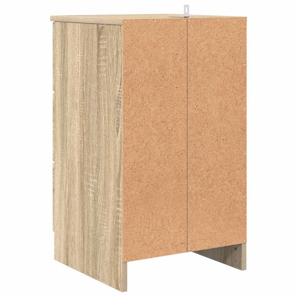 Нощен шкаф дъб сонома 38 x 38 x 66 см Инженерно дърво