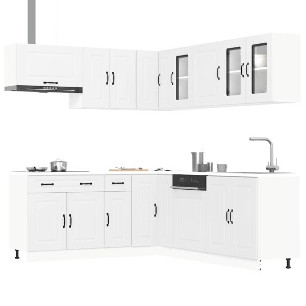 Комплект кухненски шкафове от 11 части Kalmar, инженерно дърво
