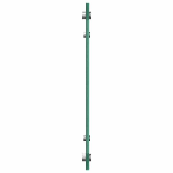 Кухненски гръб 2 pcs Бяло 80 x 40 cm закалено стъкло