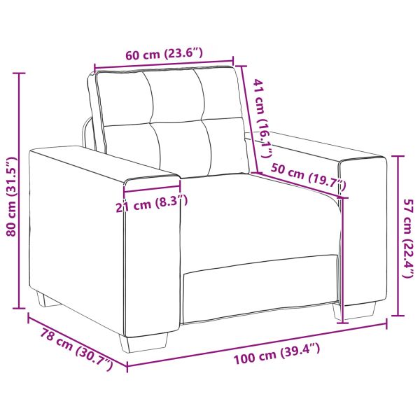 Комплект дивани 3 pcs Розово 221 x 80 x 80 см Кадифе