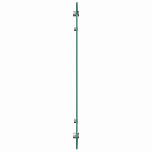 Кухненски гръб 2 pcs Светлосиво 80 x 50 cm закалено стъкло