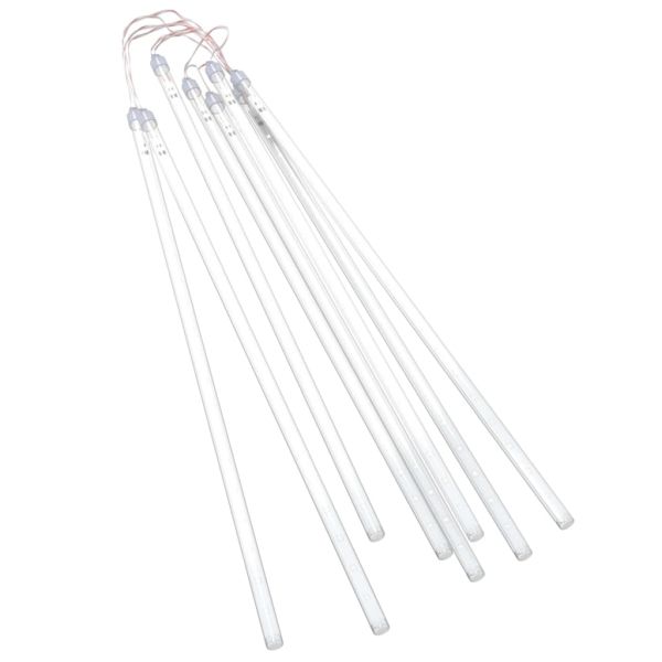 Светещи метеори 8 бр 50 см сини 288 LED закрито/открито