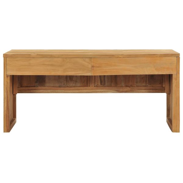 ТВ шкаф, 100x35x45 cм, тиково дърво масив