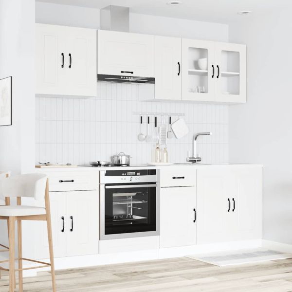 Комплект кухненски шкафове от 8 части Kalmar, инженерно дърво