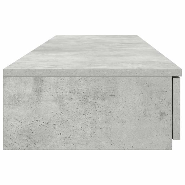 Чекмеджета за легло Циментено сиво 150 x 36,5 x 16,5 см